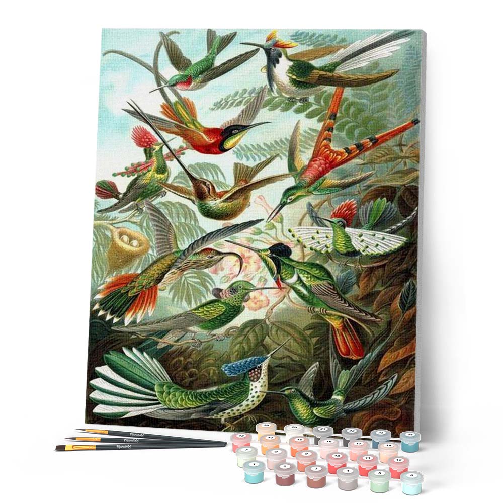 Pintura por números - Todos los pájaros
