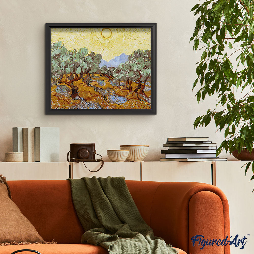 Peinture Par Numéros - Van Gogh St Remy Oliviers