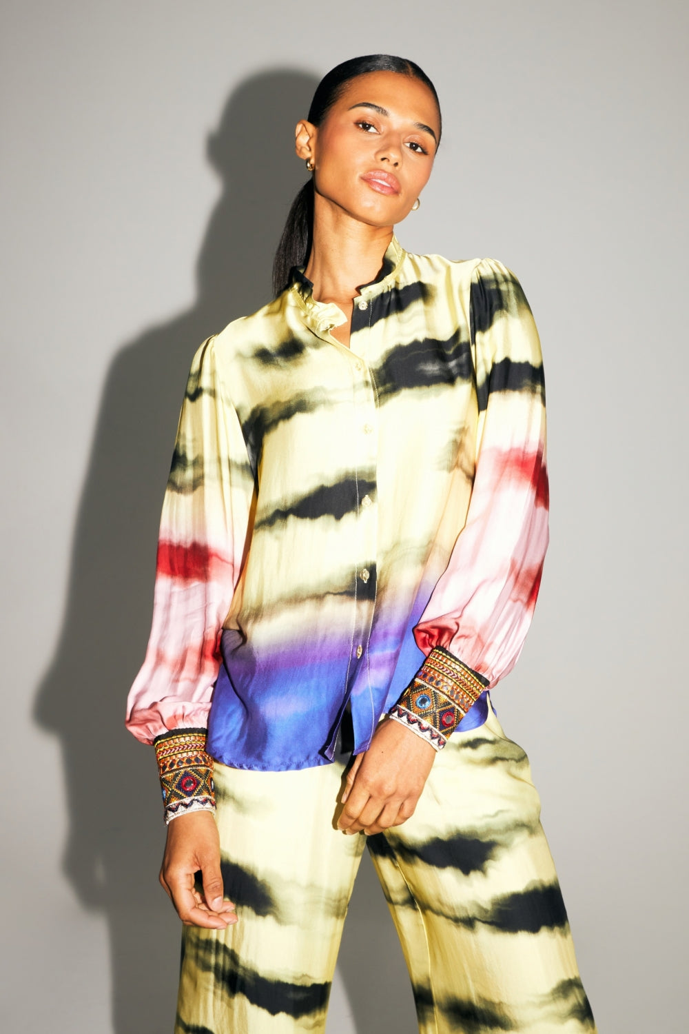 La Chemise Darline Imprimé Funky Tie And Dye