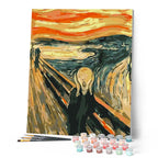 Pintura por números - El grito