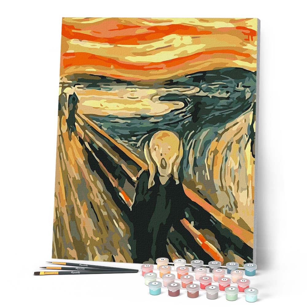 Pintura por números - El grito