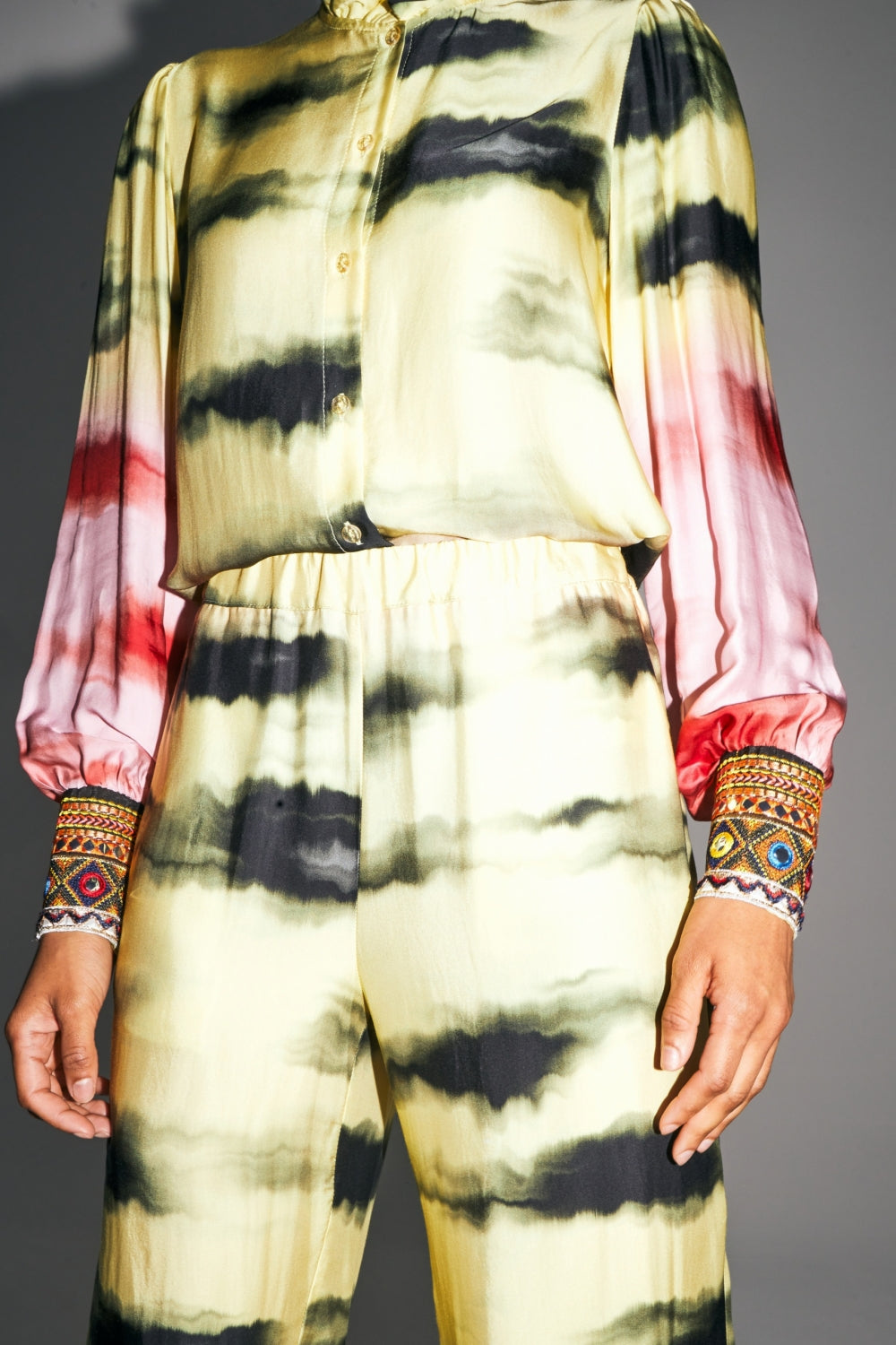 La Chemise Darline Imprimé Funky Tie And Dye