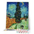 Peinture Par Numéros - Van Gogh - La Route Aux Cyprès