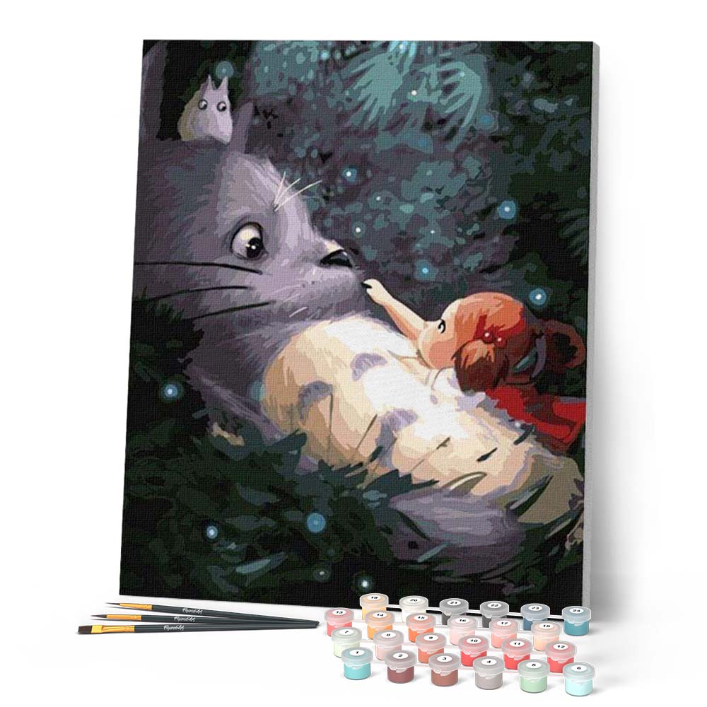 Peinture Par Numéros - Souris Et Petite Fille