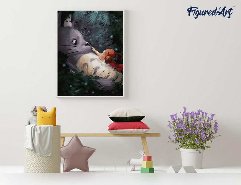 Peinture Par Numéros - Souris Et Petite Fille