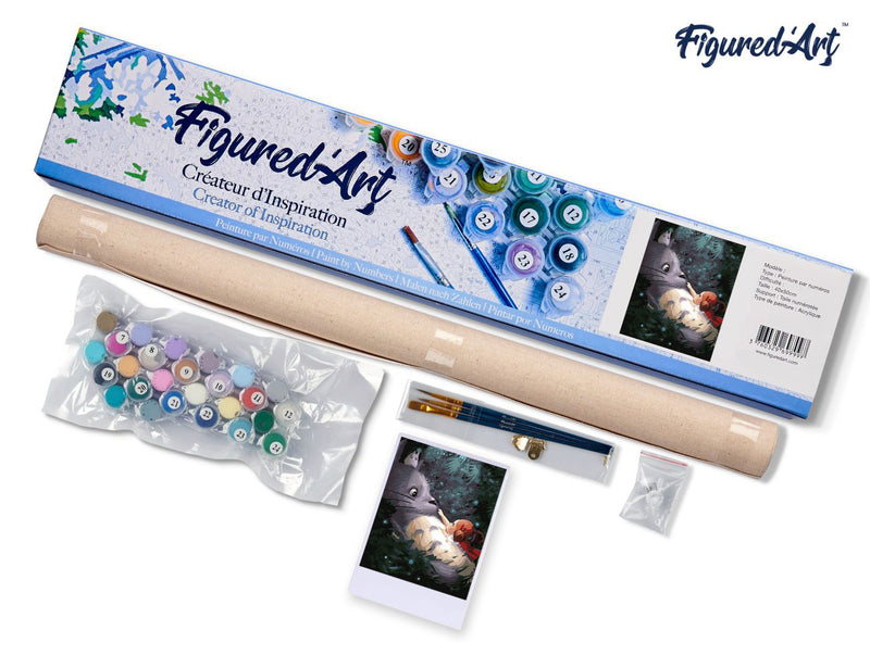 Peinture Par Numéros - Souris Et Petite Fille