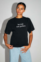 Camiseta The Colette Collector de punto de algodón y modal negro