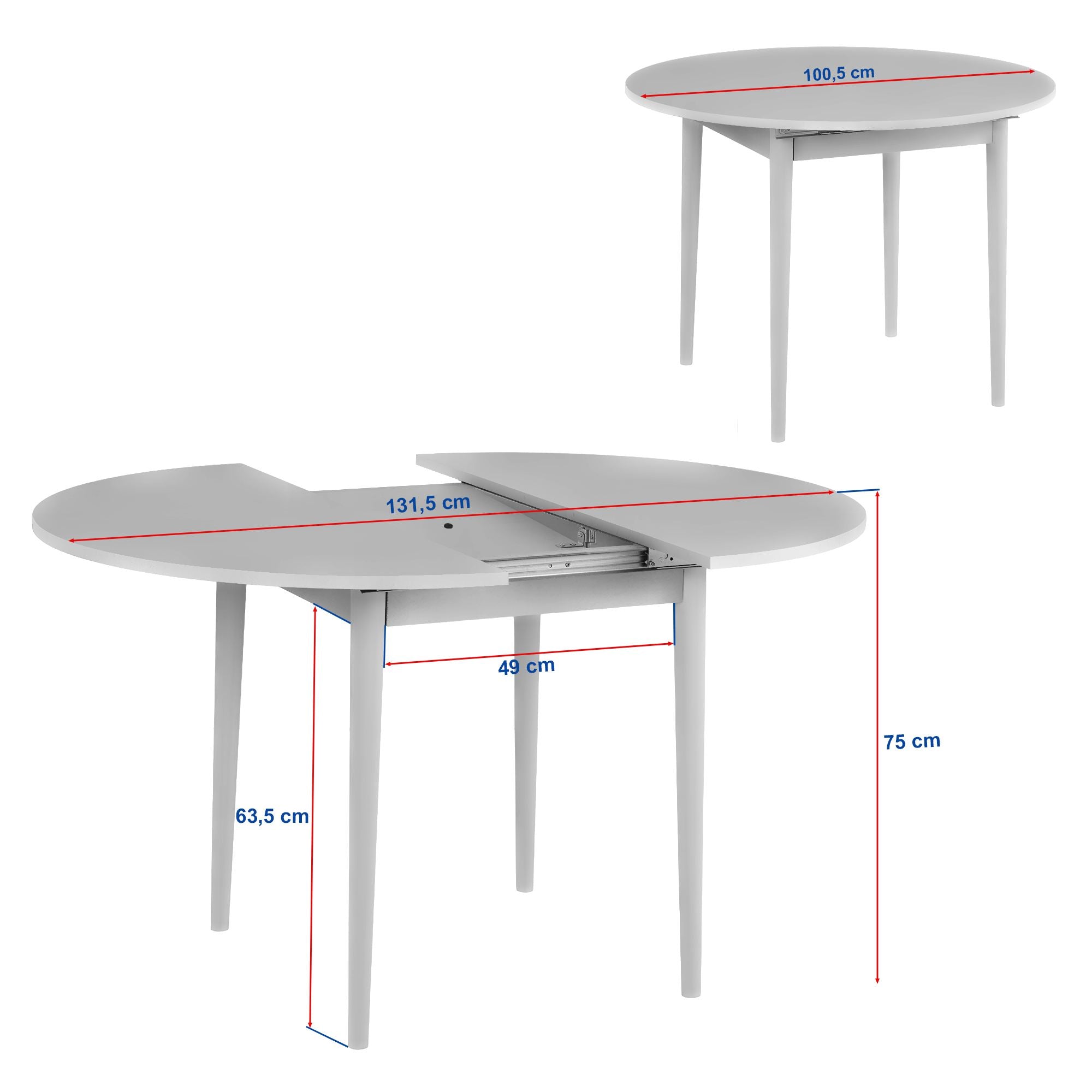 Viona - Extendable Dining Table - Atlantic Pine