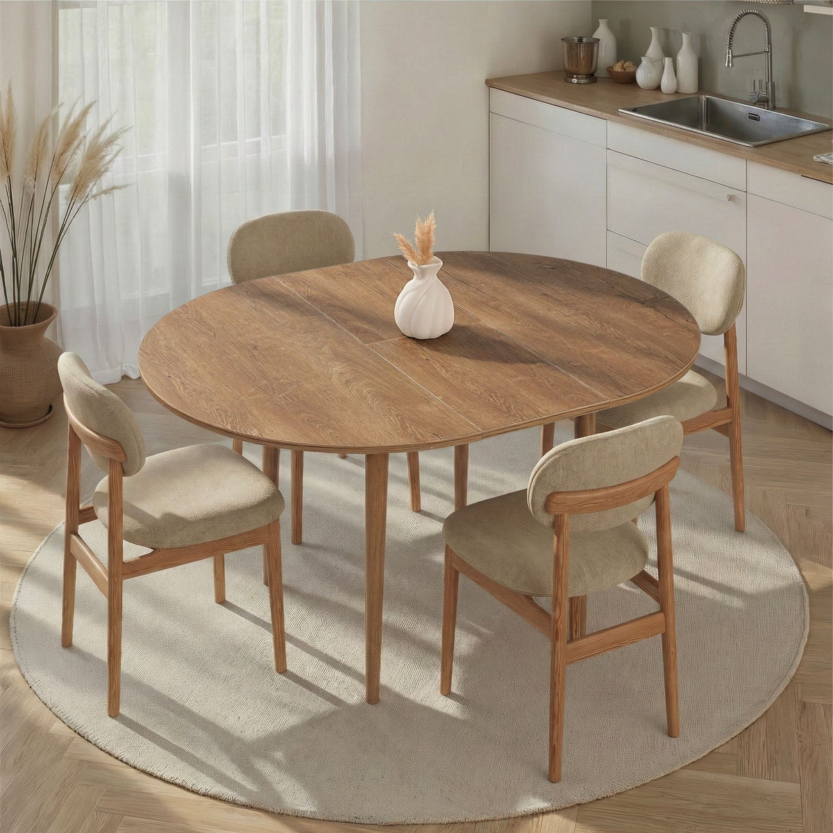 Viona - Extendable Dining Table - Kafkas Oak