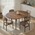 Viona - Extendable Dining Table - Barok Walnut