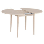 Viona - Extendable Dining Table - Travertine/Oak
