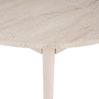 Viona - Extendable Dining Table - Travertine/Oak