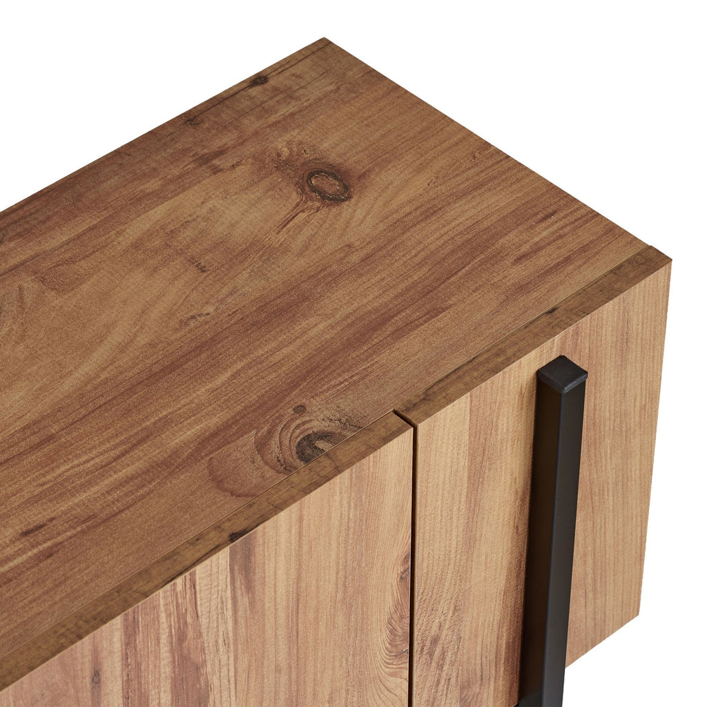 Nexus - TV Stand - Atlantic Pine/Black