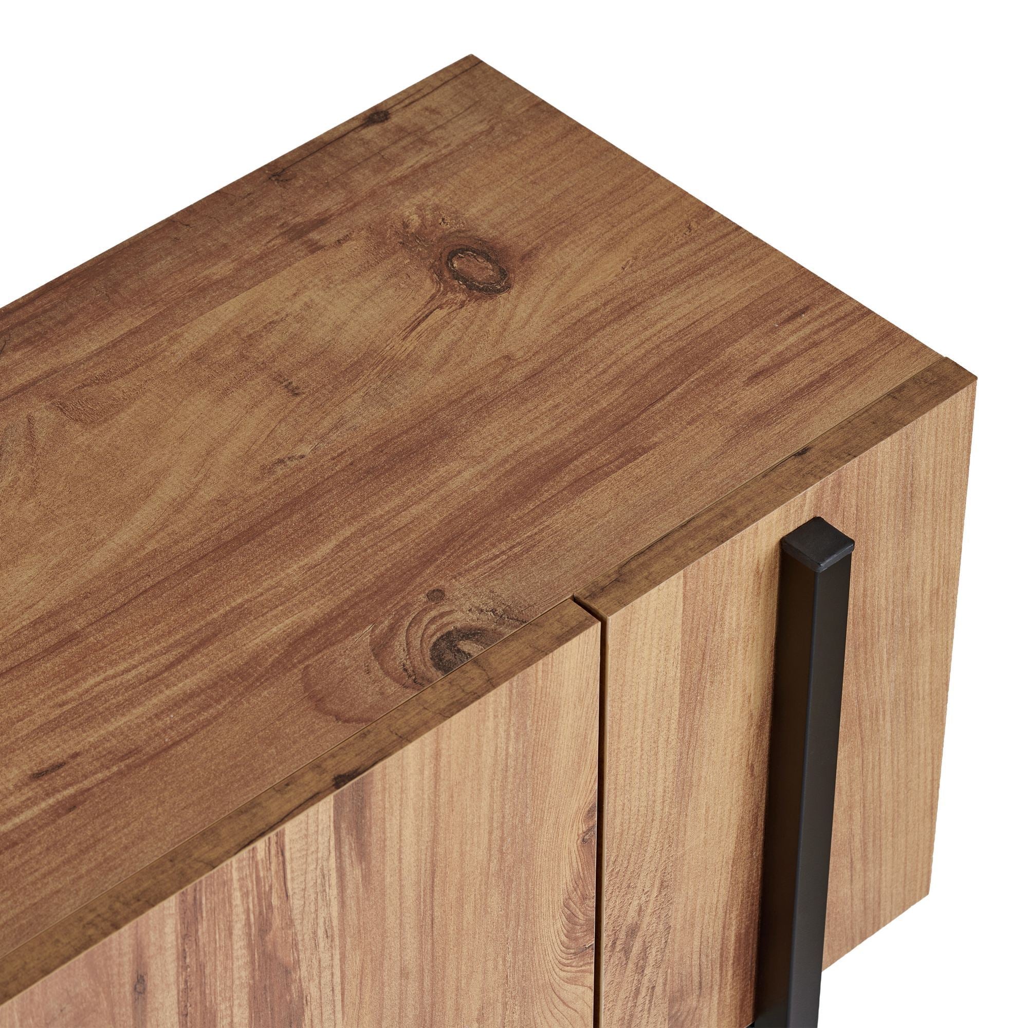 Nexus - TV Stand - Atlantic Pine/Black