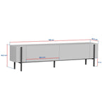 Nexus - Mueble de TV - Travertino/Dorado