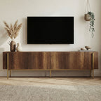 Nexus - TV Unit - Barok Walnut/Gold