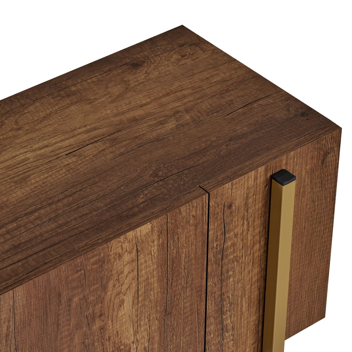 Nexus - TV Unit - Barok Walnut/Gold
