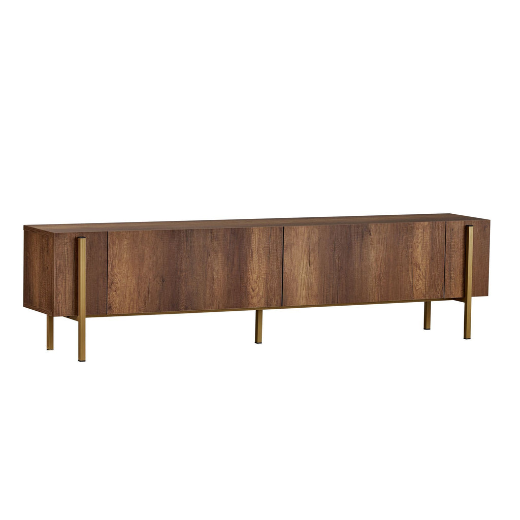 Nexus - TV Unit - Barok Walnut/Gold