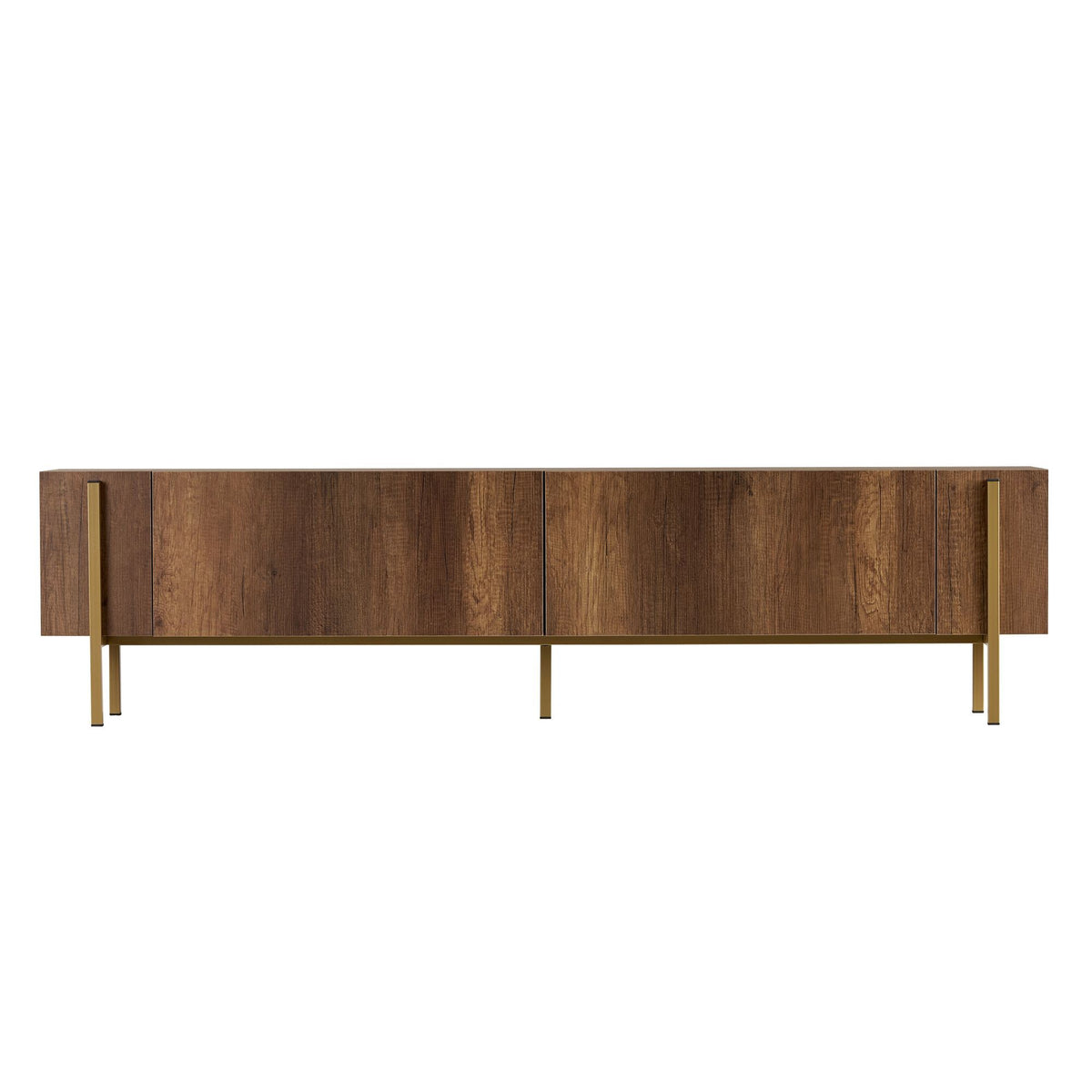 Nexus - TV Unit - Barok Walnut/Gold
