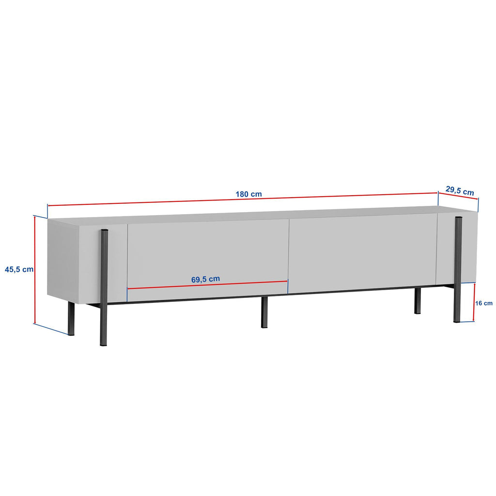Nexus - TV Unit - Barok Walnut/Gold