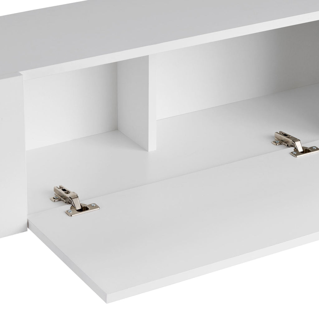 Nexus - TV Stand - White/Gold