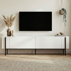 Nexus - Meuble TV - Blanc/Noir