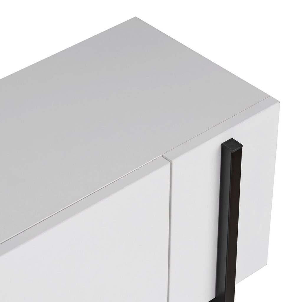Nexus - Meuble TV - Blanc/Noir