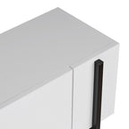 Nexus - Meuble TV - Blanc/Noir