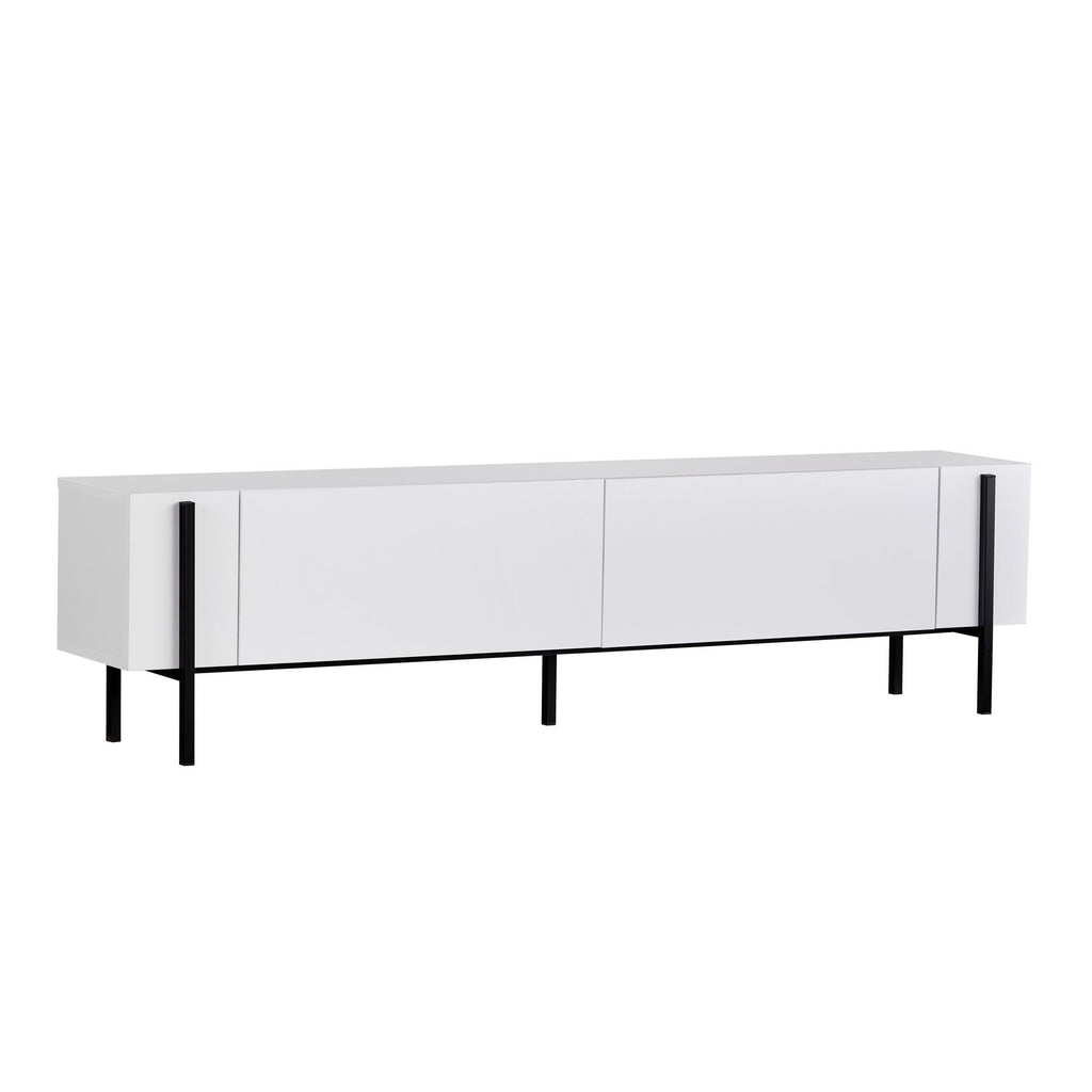 Nexus - Meuble TV - Blanc/Noir