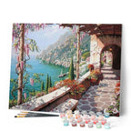 Peinture Par Numéros - Vue Mer Depuis Le Patio