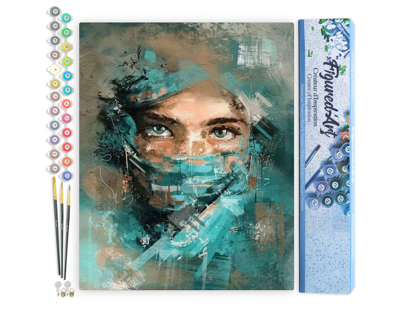 Peinture Par Numéros - Regard Envoutant
