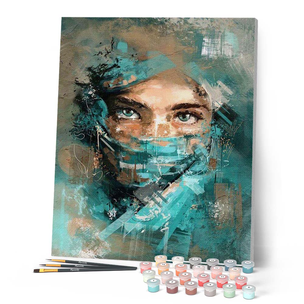 Peinture Par Numéros - Regard Envoutant