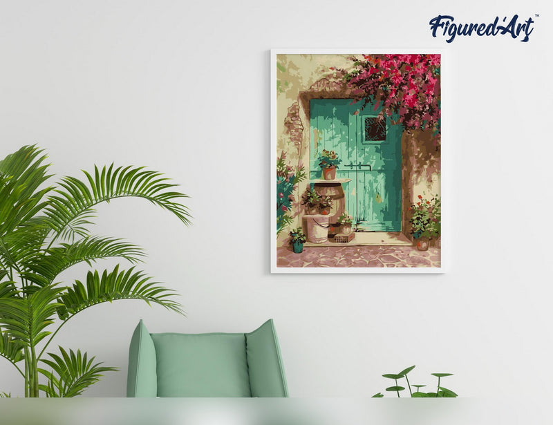 Peinture Par Numéros - Entrée Fleurie