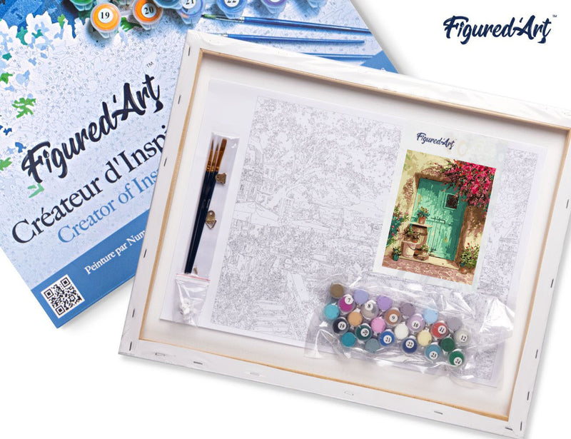 Peinture Par Numéros - Entrée Fleurie