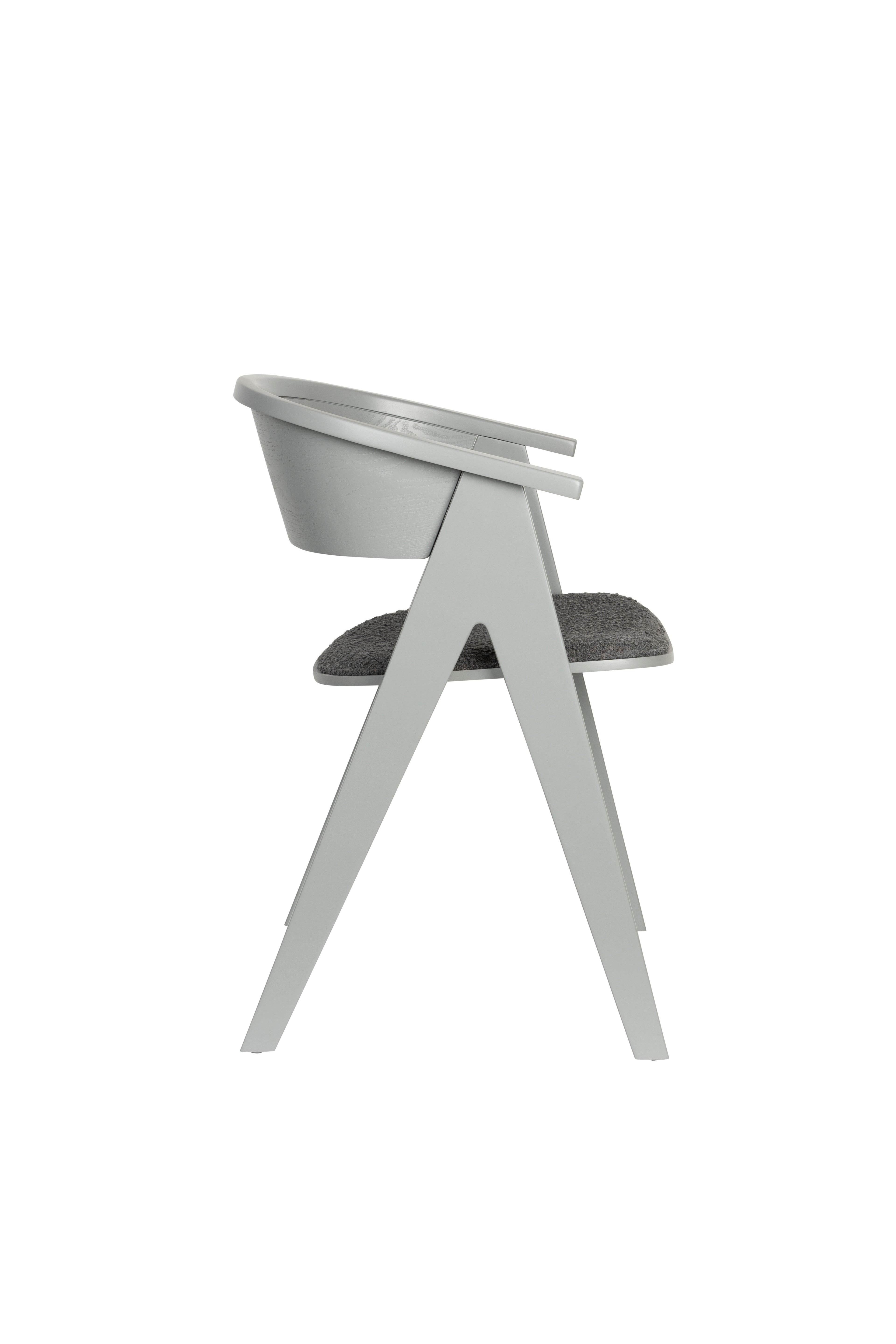 Ndsm - Dining Room Armchair - Solid Ash - Gray