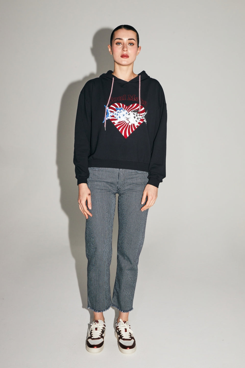 Sudadera con capucha de algodón orgánico The Kira Soul Mate