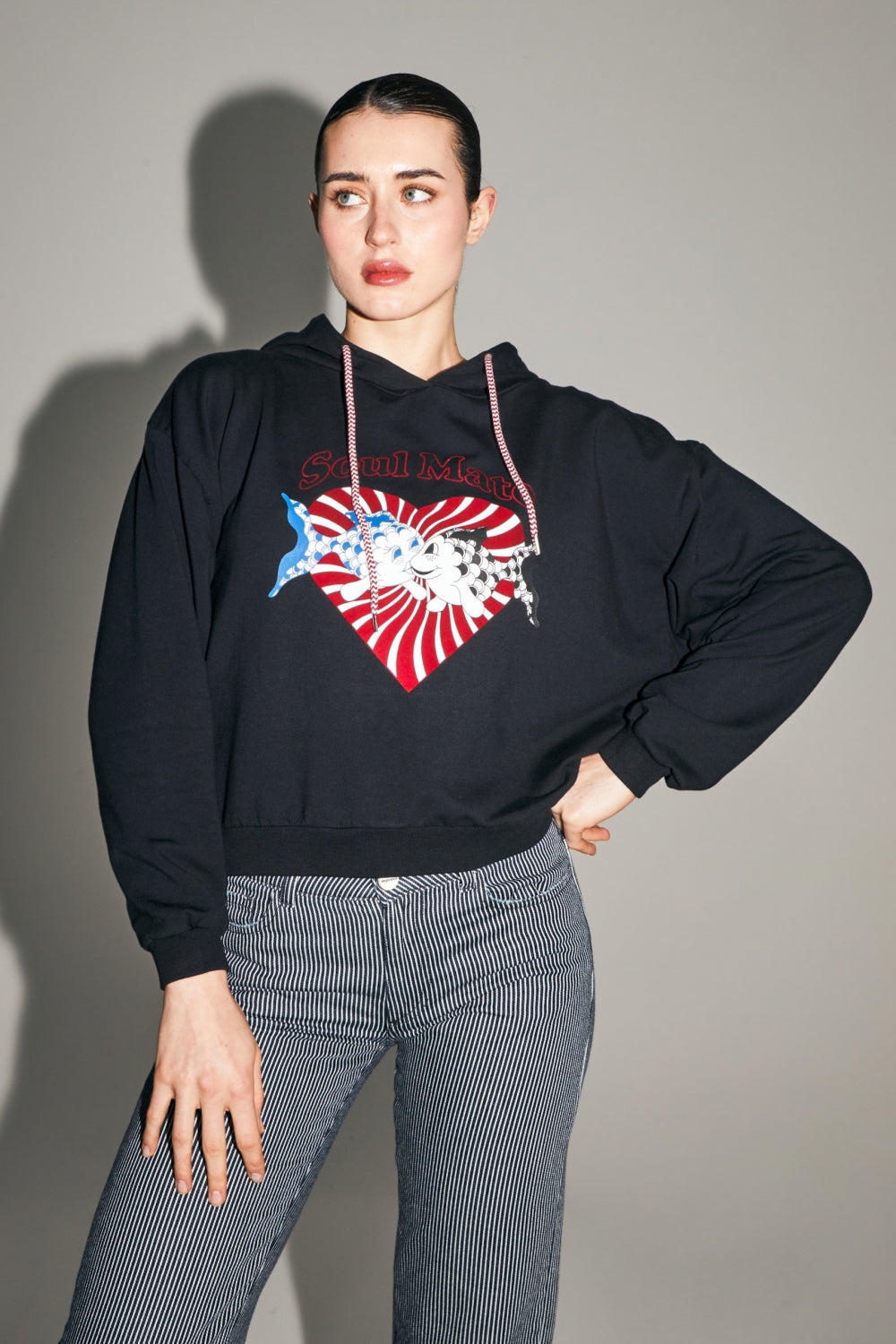 Sudadera con capucha de algodón orgánico The Kira Soul Mate