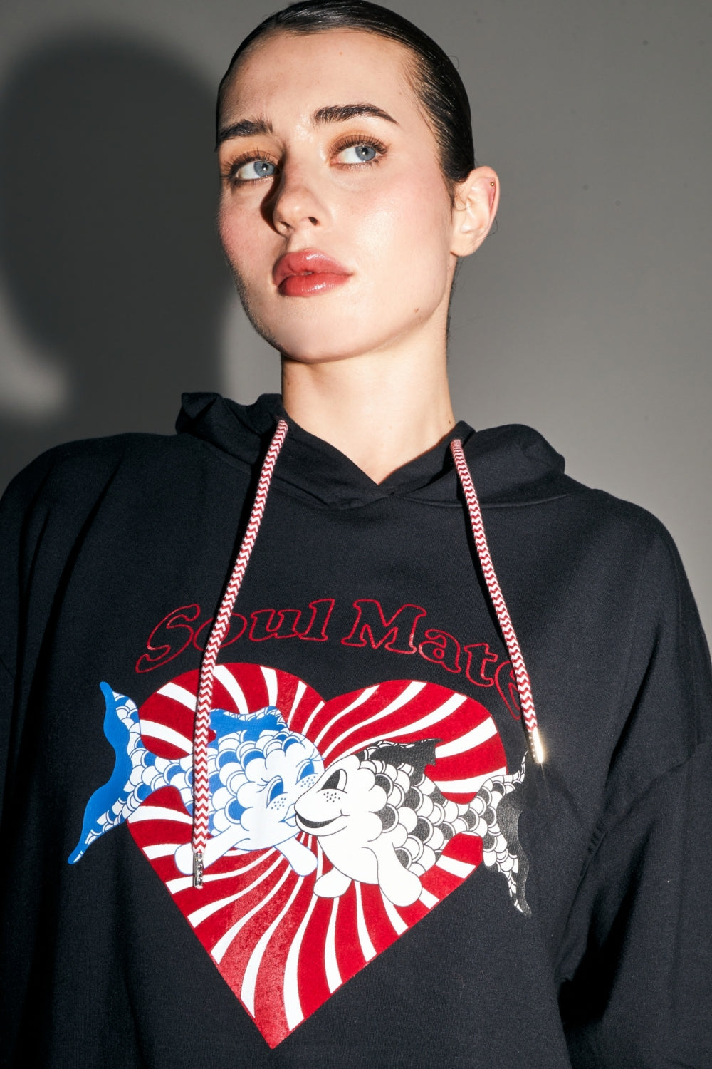 Sudadera con capucha de algodón orgánico The Kira Soul Mate