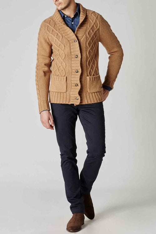 Gilet Cousin - Camel - Homme