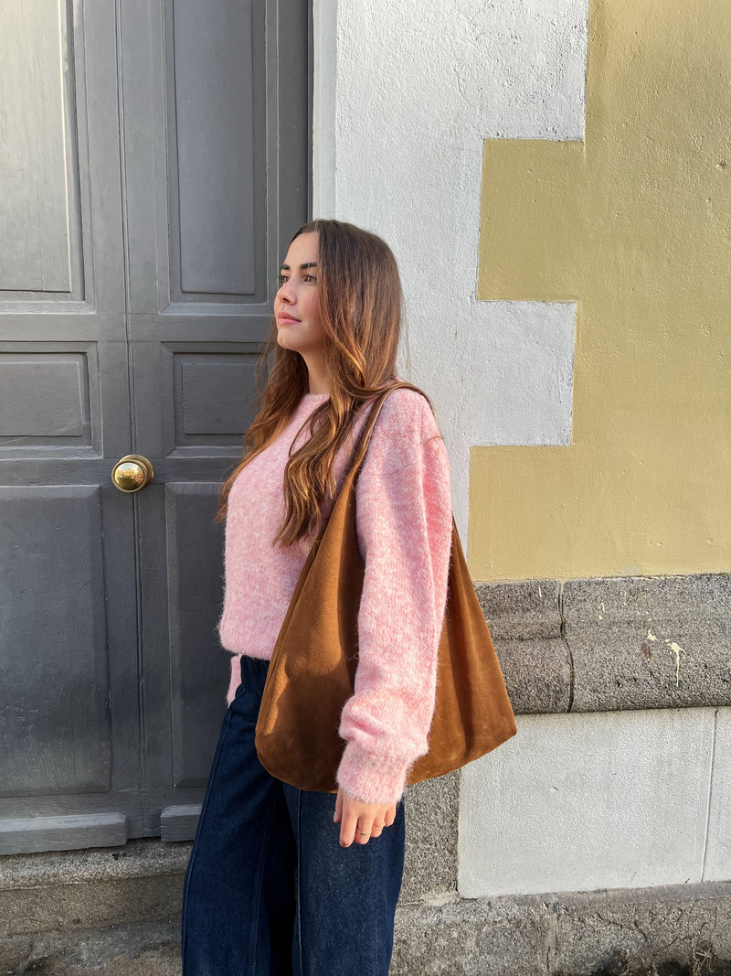 Heather Pink Louise Sweater