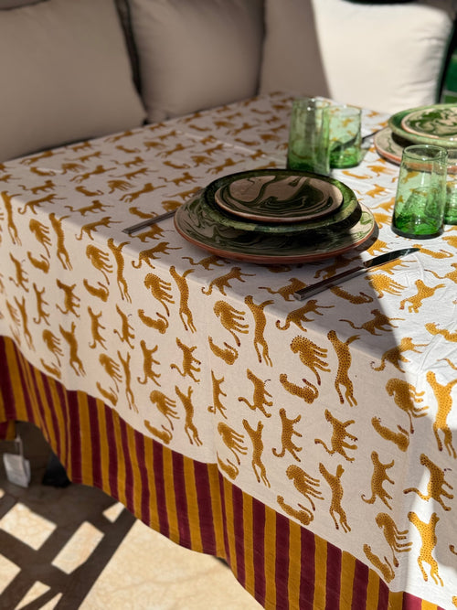 Fauve Tablecloth - Ecru