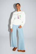 Le Sweatshirt Eddie Lucky Girl En Coton Organique Fabriqué Au Portugal