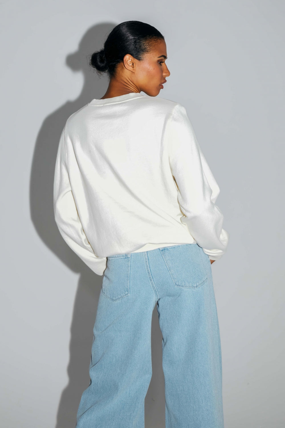 Le Sweatshirt Eddie Lucky Girl En Coton Organique Fabriqué Au Portugal