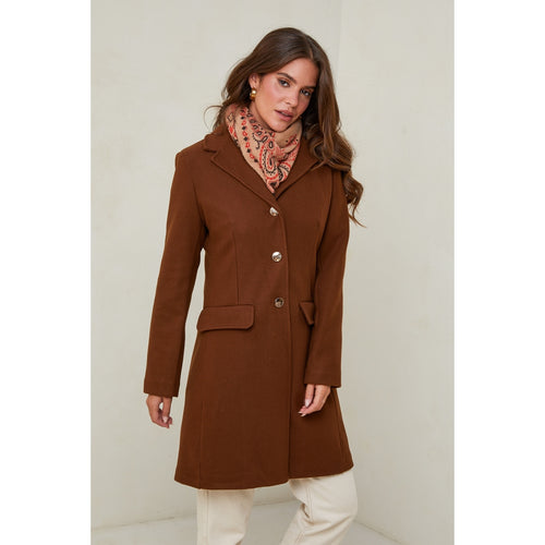 Manteau 99858B - Choco