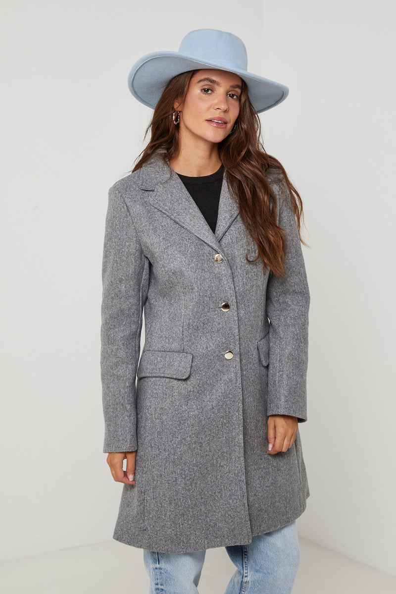 Coat 99858B - Grey