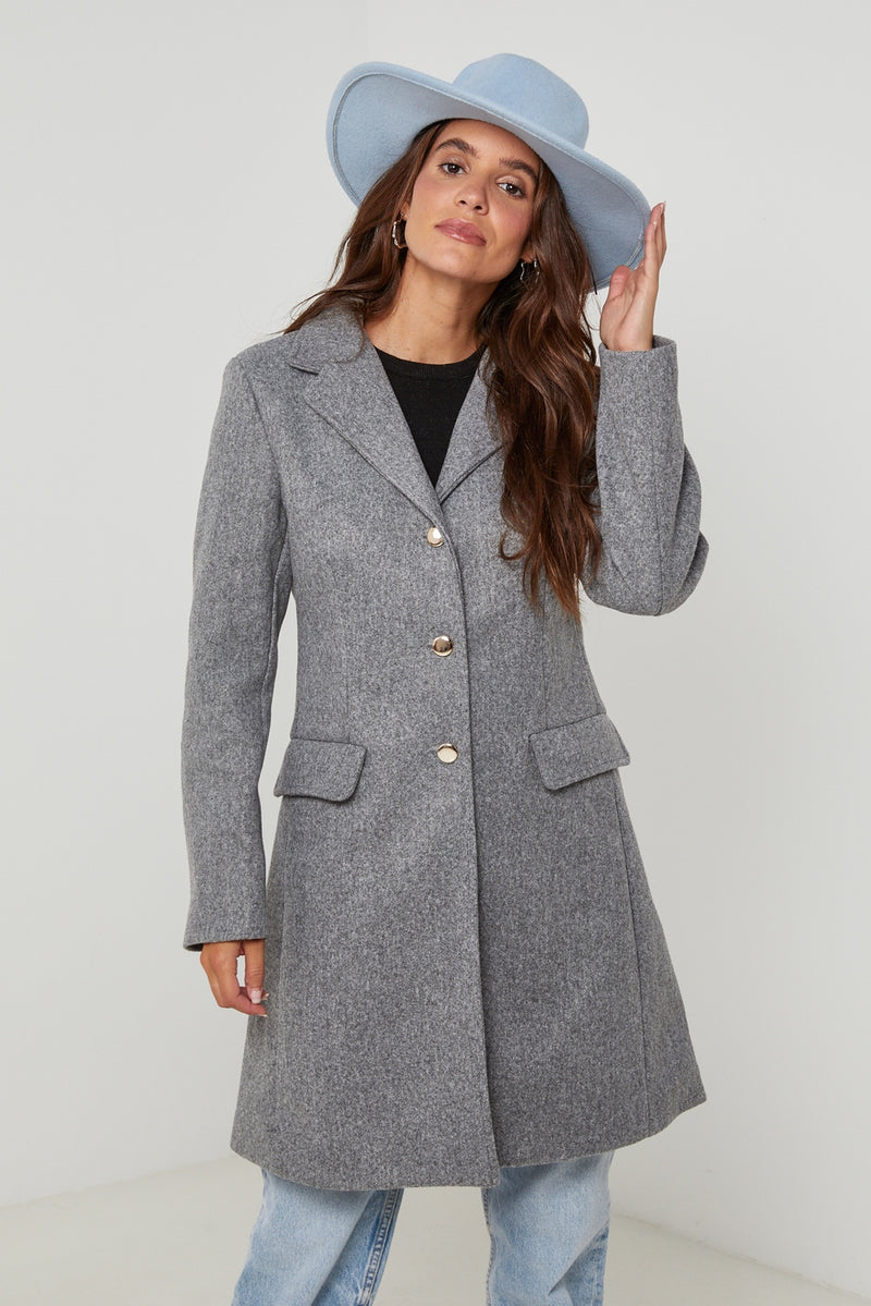 Coat 99858B - Grey