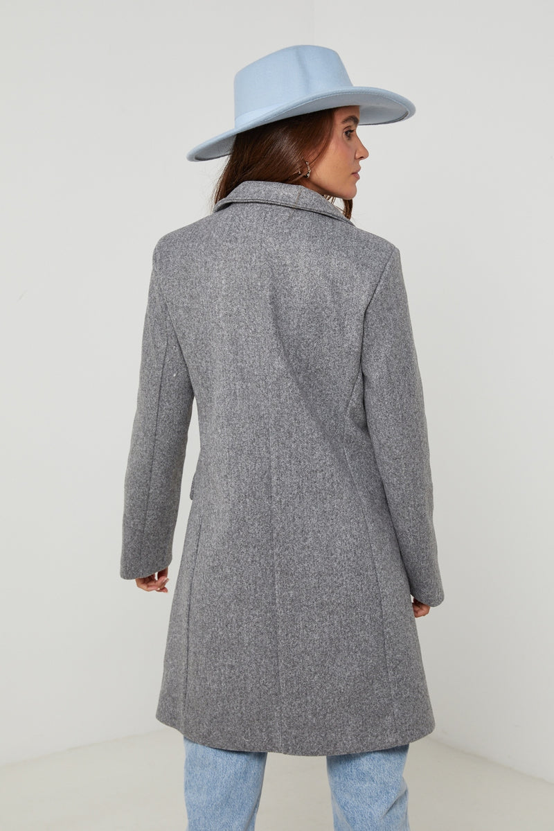 Coat 99858B - Grey