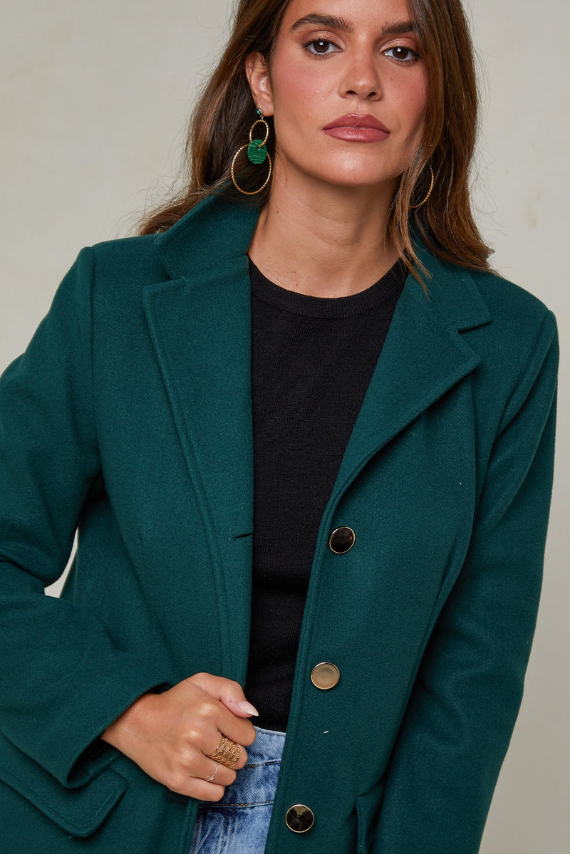 Coat 99858B - Dark Green