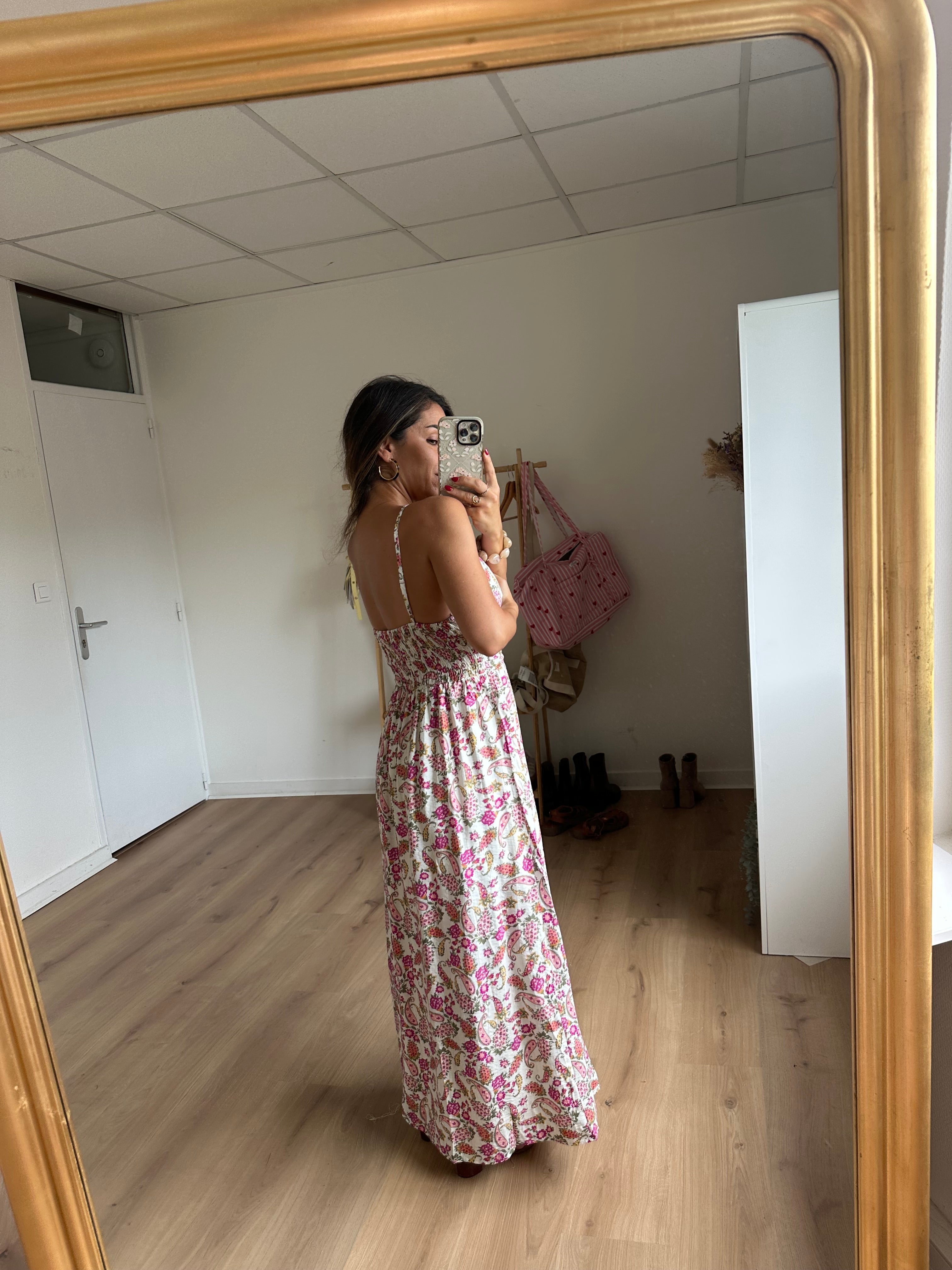 Robe Longue Fleurie Léandre