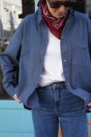 Surchemise Lou Rayure Marine